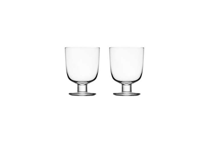 a set of four iittala lempi glasses is \$68 at finnish design shop. 18